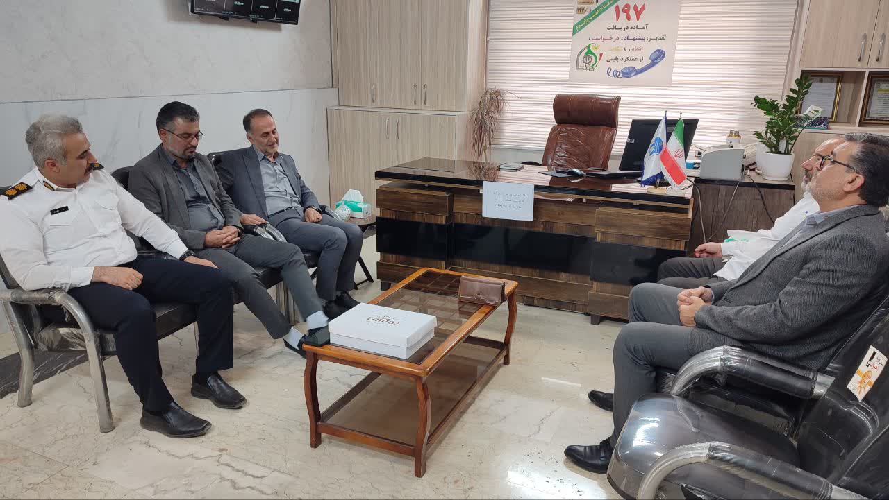 دیدار با رییس پلیس راهور شهرستان محلات