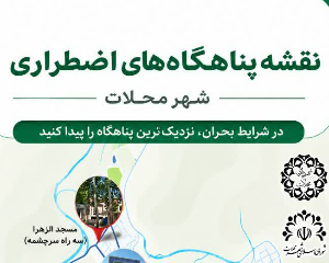 لیست پناهگاه های اضطراری تعبیه شده در شهر محلات